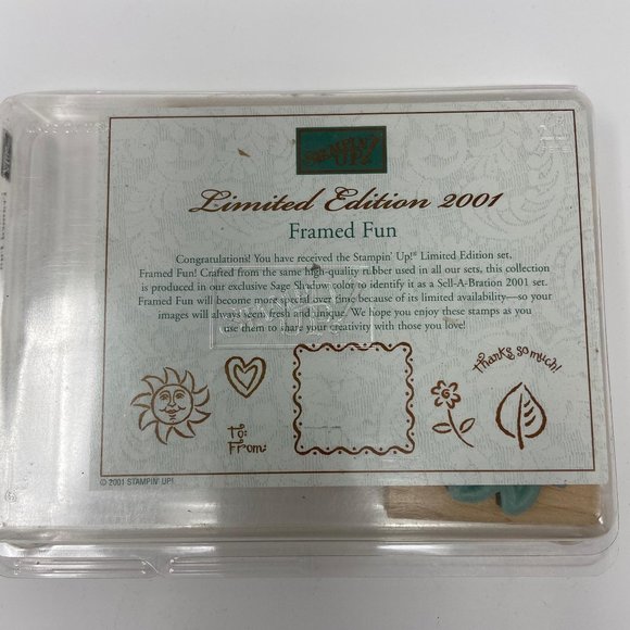 Stampin’ Up Vintage Stamps 2001 - Picture 3 of 4